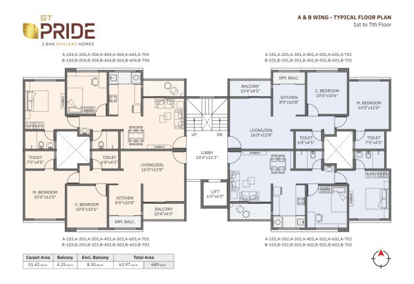 GT Pride Ravet Floor Plan