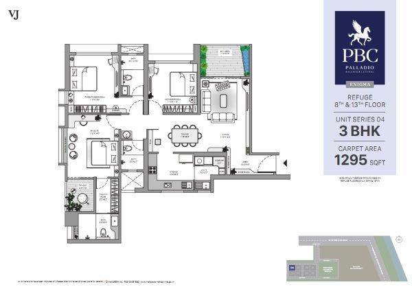 VJ Palladio Balewadi Central Floor Plan