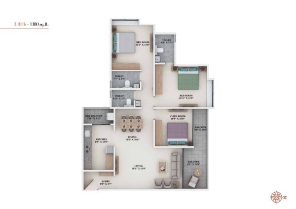 Signature Ritz By Sonigara - Buy Grand 3/4BHK 1.16Cr* A l.