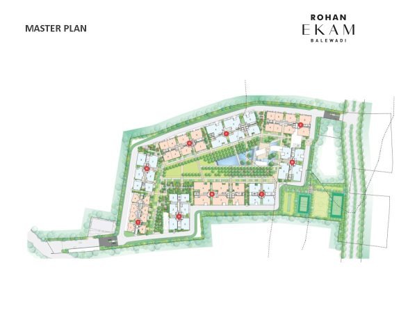 Rohan Ekam Balewadi Master Floor Plan
