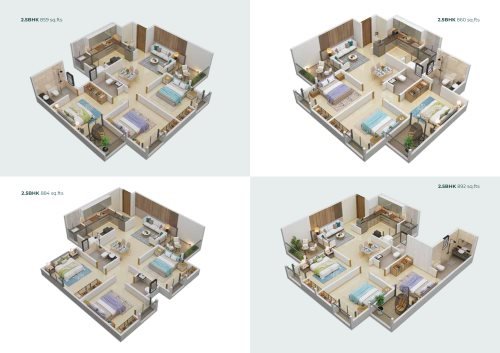 Grand Exotica Tathawade Floor Plan