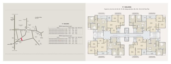 Siddhi Nisarg Wakad 2 BHK Floor Plan