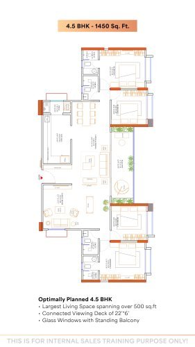 Codename Phoenix Wakad 4.5 BHK Floor Plan