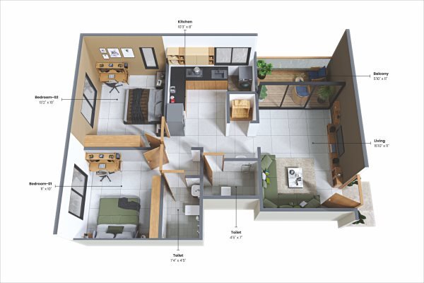 Vision Prisa Ravet Floor Plan