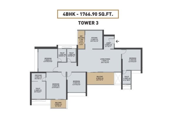 VTP Earth One Mahalunge Floor Plan