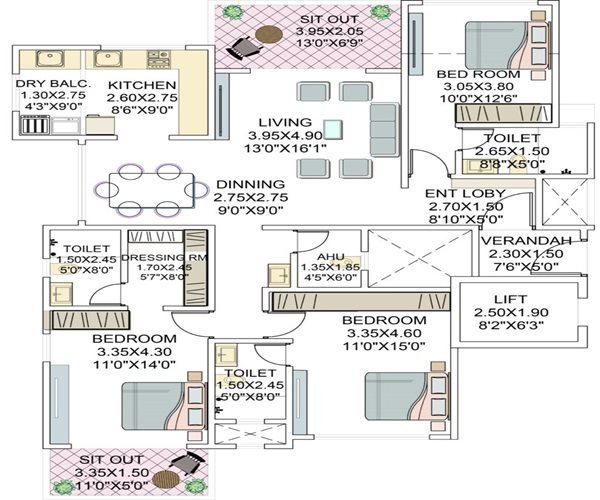 Seven Baner By Virkar Floor Plan