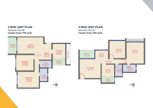 Eisha 33 Central Avenue Tathawade 2 and 3 BHK Floor Plan