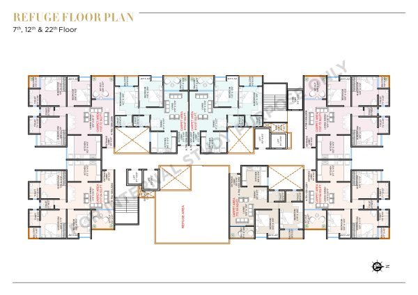 Shubharambh Clara Ravet Kiwale 2 BHK Floor Plan