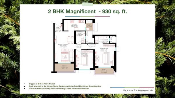 Godrej Park World New Launch 2 BHK Floor Plan