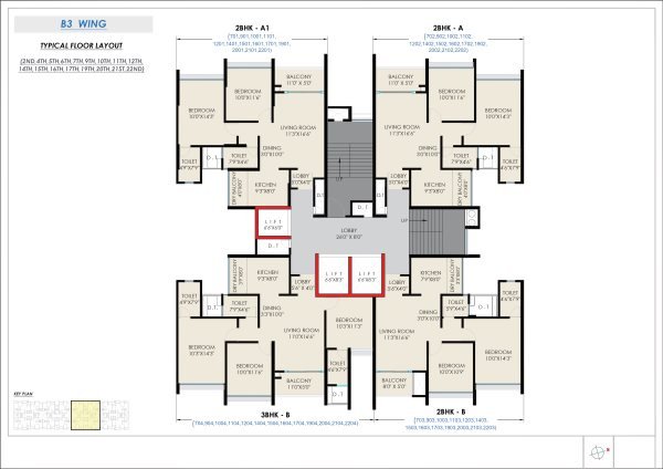 Saniket The Rising Ravet Kiwale Master Floor Plan