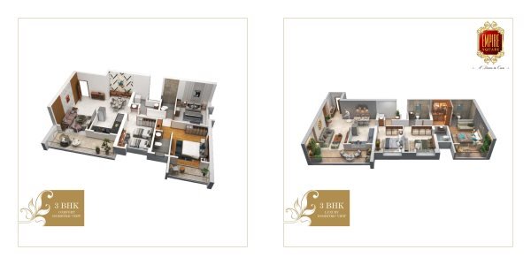 Sukhwani Empire Square Chinchwad 4 BHK Floor Plan