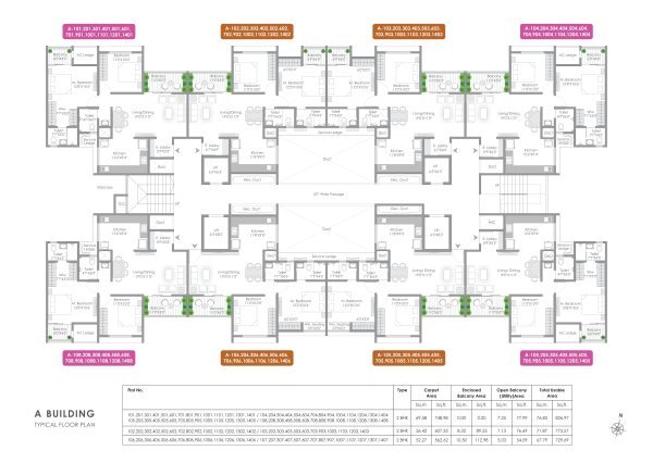 AR Mirador Wakad 2 BHK Floor