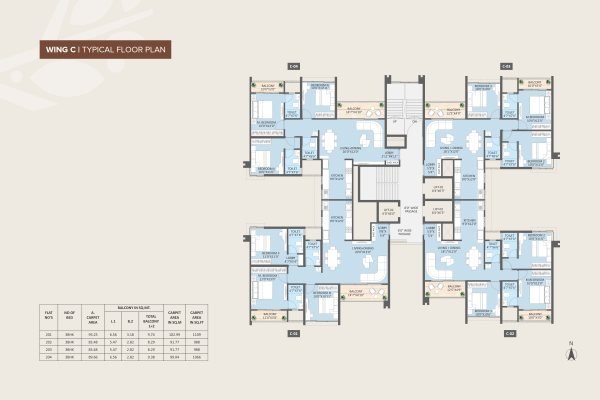 Rohit Astera Punawale 2 and 3 BHK Floor Plans
