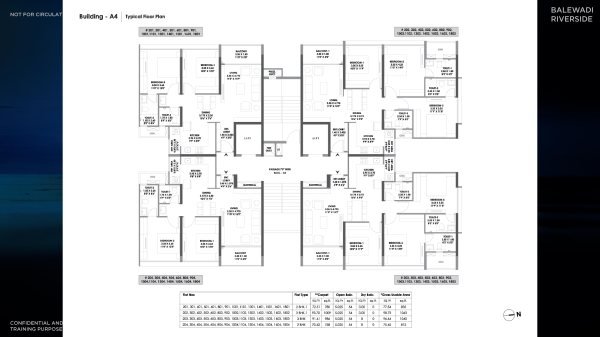 Mantra Meridian Balewadi 2 3 and 4 BHK Floor Plan