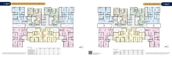 Wakad Central Park 2 and 3 BHK Floor Plans